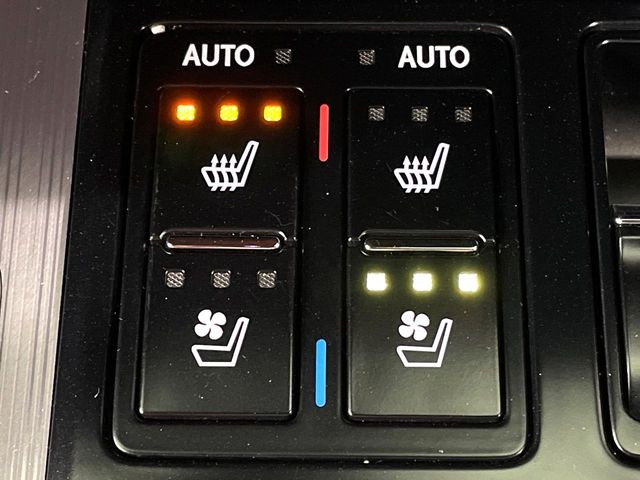 【シートヒーター&ベンチレーション】夏場は涼しい風でお尻や背中の熱やムレを防ぎ、冬はエアコンよりも早く温まってポカポカに!季節を問わず快適に過ごせます。