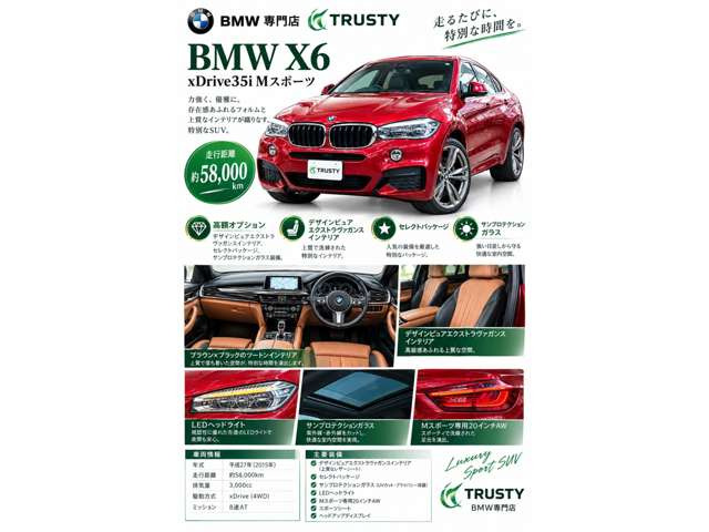 X6xドライブ 35i Mスポーツ 4WD