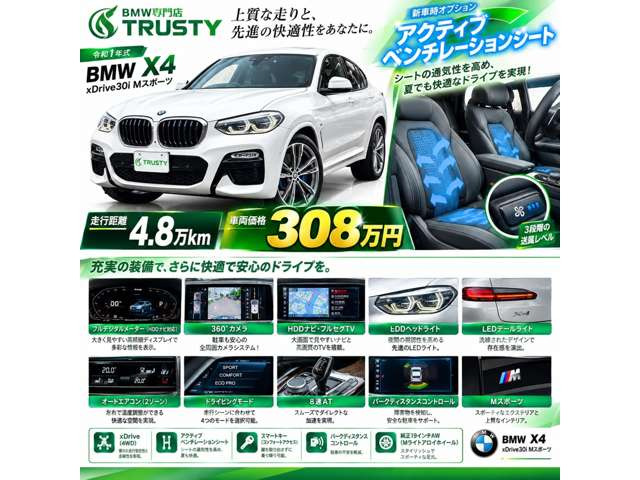 X4xドライブ30i Mスポーツ 4WD
