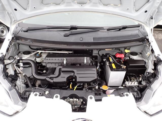 エンジンルームもきれいですよ。機関機構系も良好です。納車前に点検整備も行います。エンジンオイル・オイルフィルター等は交換致します。