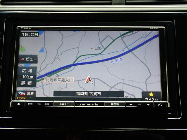 ナビ装備で知らない場所もあっという間に検索。ちょっとしたお出かけや旅行もこれでばっちりですね。