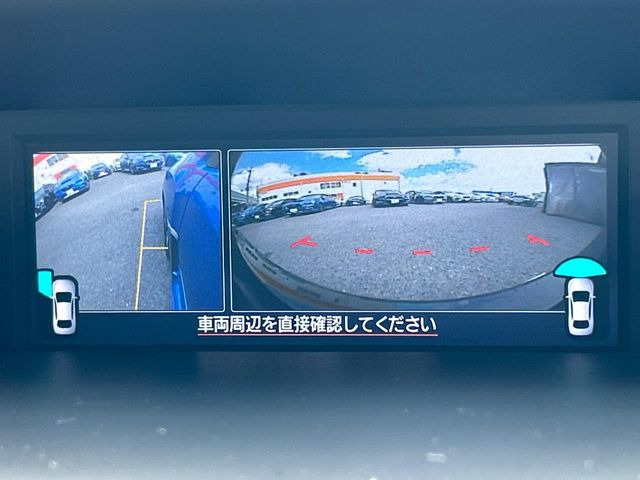 【フロント&サイドカメラ】ドライバーから見にくい死角部分を映像で確認できる前方と左側面にカメラを装着。見通しがきかない場所や住宅密集地などを運転することが多い人におすすめの安心装備です。