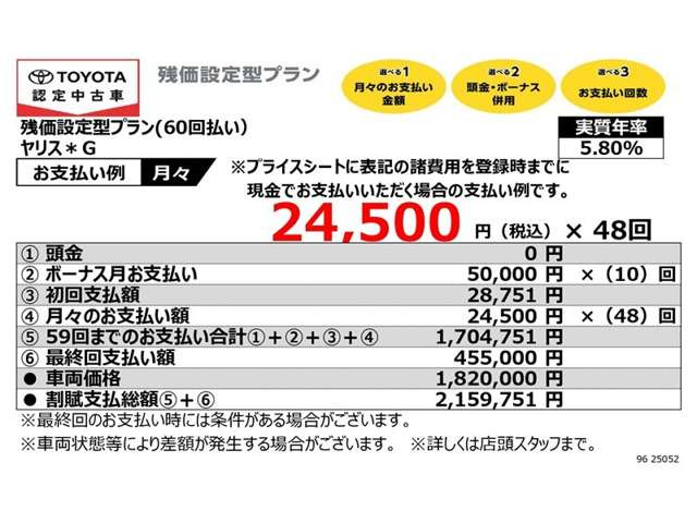 ヤリス1.0 G