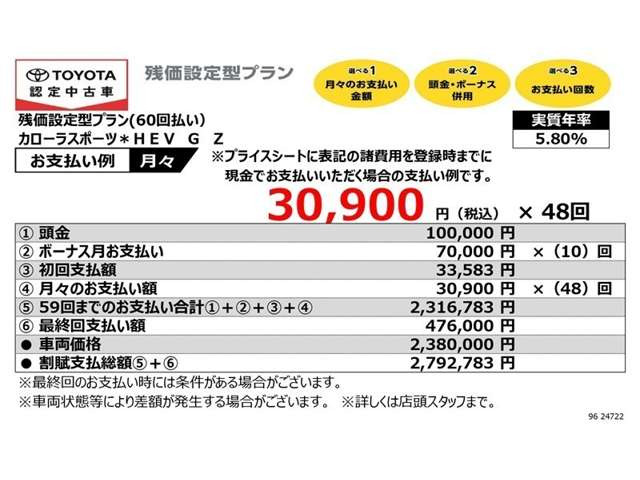 カローラスポーツ1.8 ハイブリッド G Z