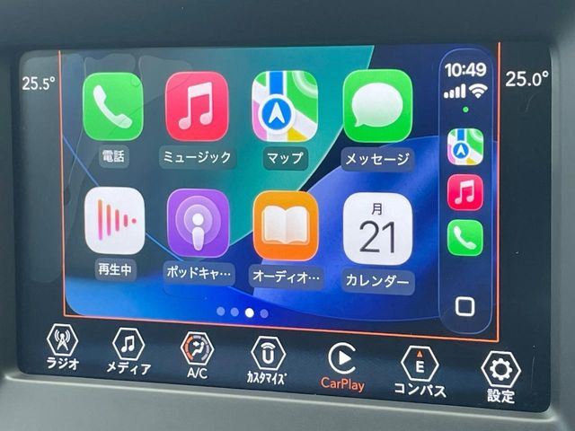 ��Apple Car Play:�X�}�z�Ƃ̗L���ڑ��ŁA�i�r�E�I�[�f�B�I�Đ��ȂǃX�}�z�̃A�v���@�\����ʂł��g����֗��@�\�ł�!
