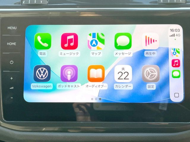 ●Apple Car Play:スマホとの有線接続で、ナビ・オーディオ再生などスマホのアプリ機能が画面でも使える便利機能です!