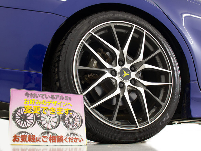 Weds19インチアルミホイール装着車両!!アルミホイールの変更も可能です!お客様のお好みの1台を作成可能となります!※詳細はスタッフまでお尋ねください。