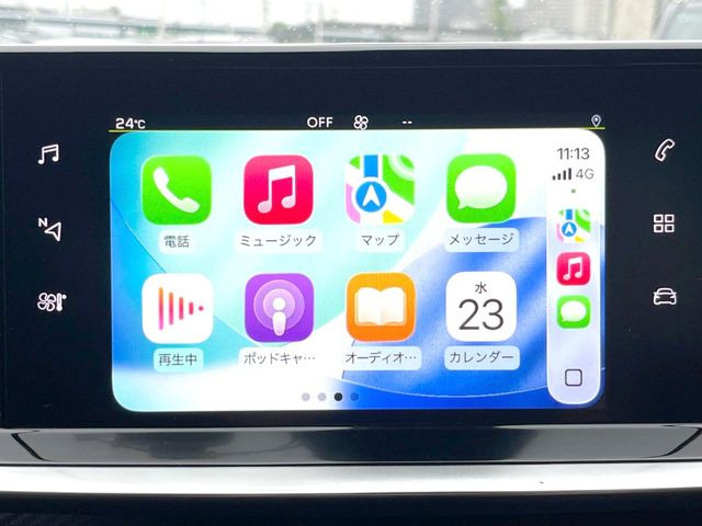 ●Apple Car Play:スマホとの有線接続で、ナビ・オーディオ再生などスマホのアプリ機能が画面でも使える便利機能です!●Apple Car Play:スマホとの有線接続で、ナビ・オーディオ再生