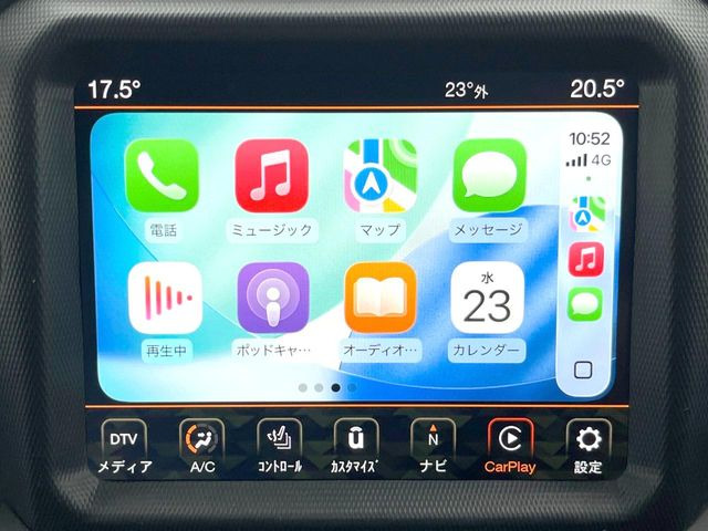 ●Apple Car Play:スマホとの有線接続で、ナビ・オーディオ再生などスマホのアプリ機能が画面でも使える便利機能です!