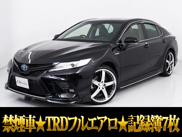カムリ(トヨタ) 2.5 WS レザーパッケージ　禁煙ワンオーナー TRDフルエアロ 黒本革 中古車画像
