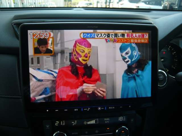 アルパインフローティング11インチナビ★フルセグTV★CD★DVD再生★Bluetoothオーディオ対応★AM/FMラジオ★