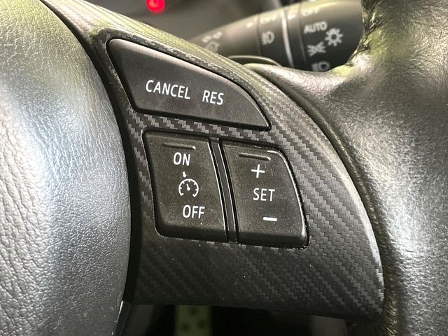 【クルーズコントロール】高速道路もラクラク走行。アクセルを離しても一定速度で走行ができ、長距離運転時の負担を軽減!加速・減速も簡単なスイッチ操作で調整できます。