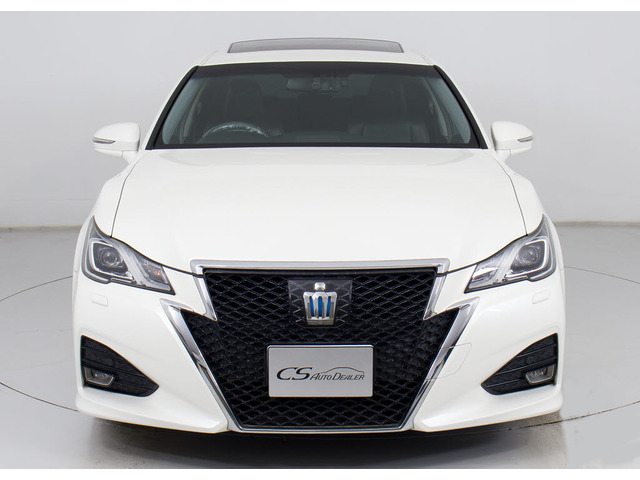 クラウンアスリート(トヨタ) ハイブリッド 2.5 G　後期 サンルーフ 黒革 OP18AW 中古車画像