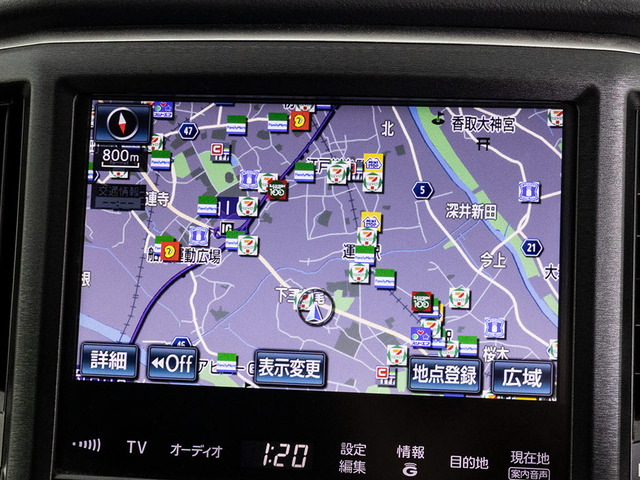 メーカー純正の大画面HDDナビが装備されています!操作も簡単!見やすい!純正だからこその使いやすさ!