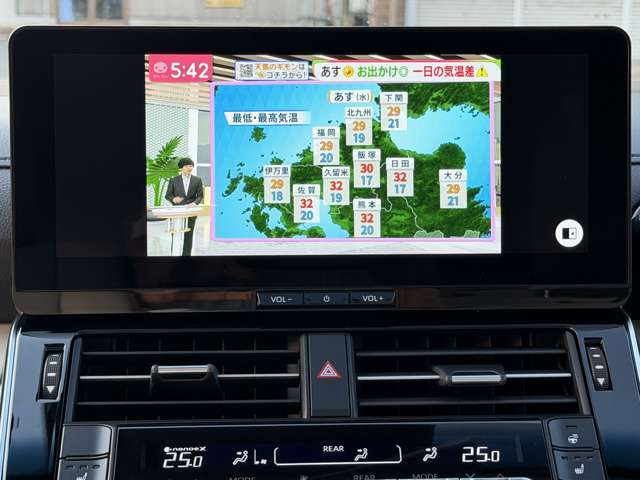 地デジTV(TVキャンセラー・走行中TV映ります)