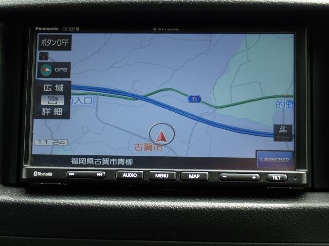 ナビ装備で知らない場所もあっという間に検索。ちょっとしたお出かけや旅行もこれでばっちりですね。
