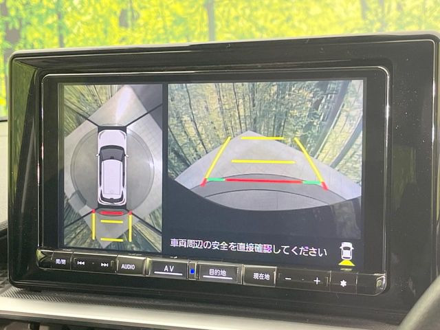 【パノラマモニター】専用のカメラにより、上から見下ろしたような視点で360度クルマの周囲を確認することができます☆死角部分も確認しやすく、狭い場所での切り返しや駐車もスムーズに行えます。