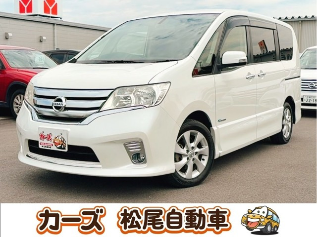 セレナ(日産) 2.0 ハイウェイスター S-HYBRID　純正ナビ バックモニター フルセグTV 中古車画像