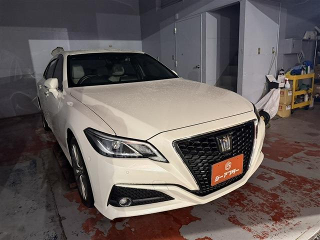 クラウン(トヨタ) ハイブリッド 2.5 S エレガンス スタイルII　禁煙車 純正8インチナビ フルセグTV 中古車画像