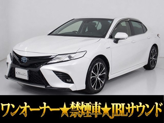 カムリ(トヨタ) 2.5 WS レザーパッケージ　黒本革 禁煙 ワンオーナー JBLサウンド 中古車画像