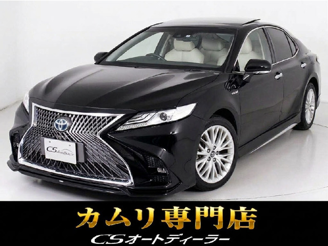 カムリ(トヨタ) 2.5 G レザーパッケージ　パノラマルーフ 本革 レーダーC BSM LED 中古車画像