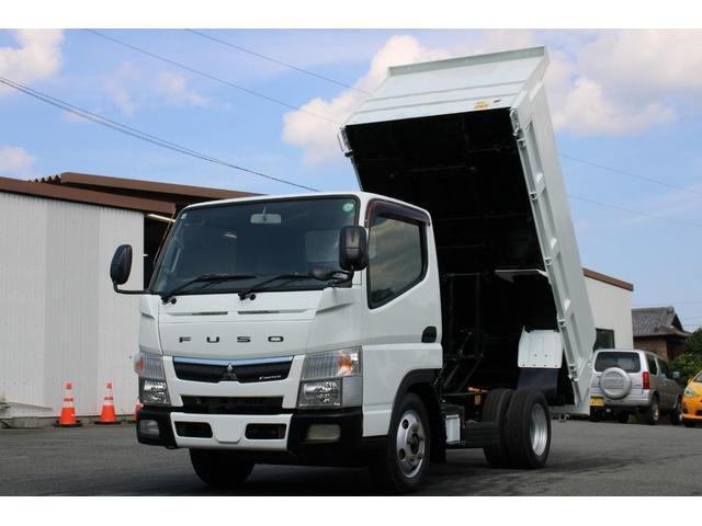 キャンター(三菱) ダンプ　2t 土砂禁 新明和DR2-0010SY 2t積載 電格ミラー 中古車画像