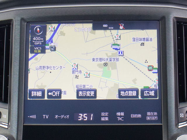 メーカー純正の大画面SDナビが装備されています!操作も簡単!見やすい!純正だからこその使いやすさ!