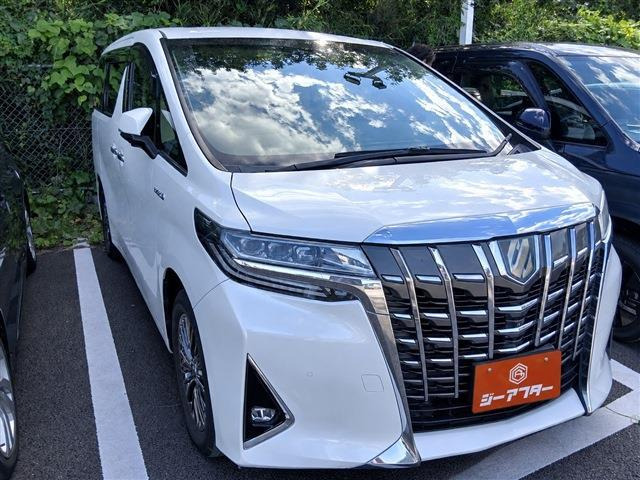 アルファード(トヨタ) ハイブリッド 2.5 エグゼクティブ ラウンジ E-Four 4WD　禁煙車 純正ナビ JBL フリップダウン 中古車画像