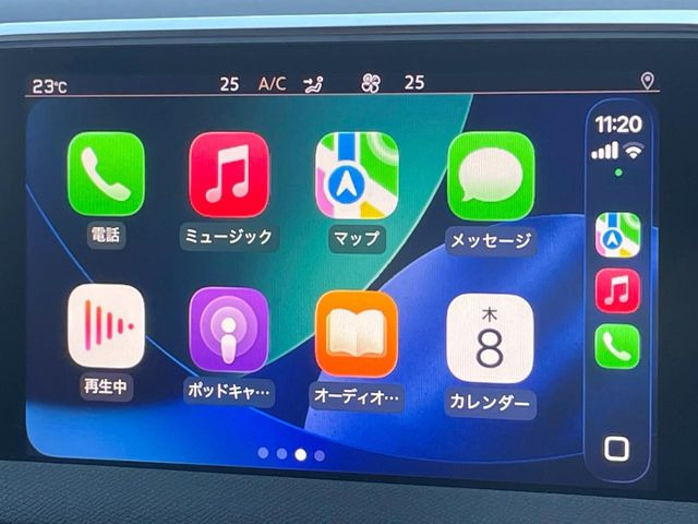 ��Apple Car Play:�X�}�z�Ƃ̗L���ڑ��ŁA�i�r�E�I�[�f�B�I�Đ��ȂǃX�}�z�̃A�v���@�\����ʂł��g����֗��@�\�ł�!