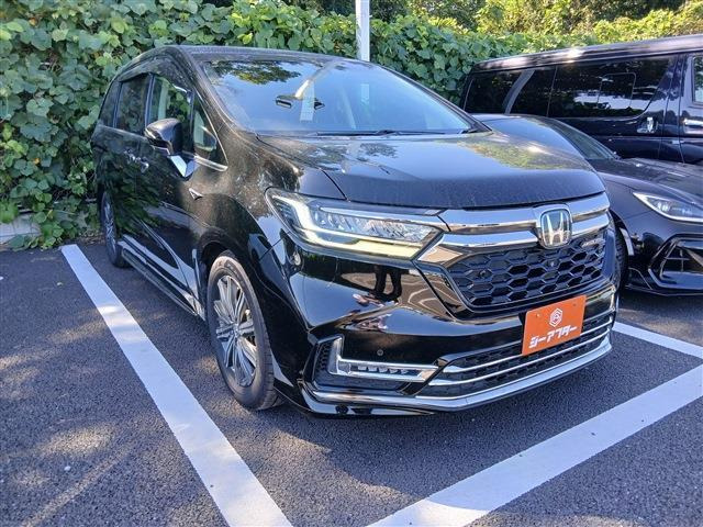 オデッセイ(ホンダ) 2.0 e:HEV アブソルート　禁煙車 ブラックハーフレザーシート 中古車画像