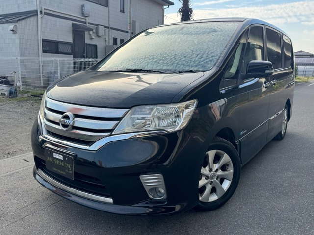 セレナ(日産) 2.0 ハイウェイスター S-HYBRID Vセレクション　TV ナビバックモニタETC Bluetooth アルミ 中古車画像