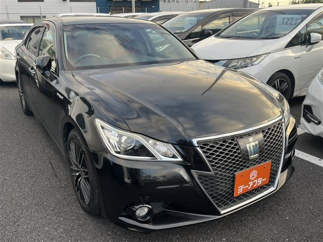 クラウンアスリート(トヨタ) ハイブリッド 2.5 S　禁煙車 ワンオーナー 純正8インチナビ 中古車画像
