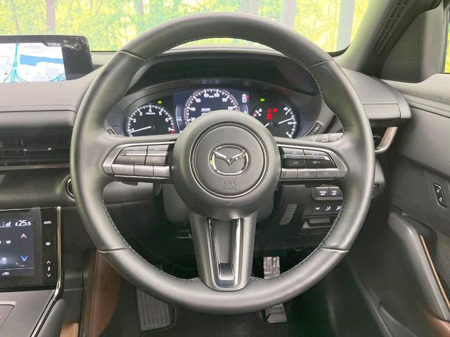 �C���e���A�ɍ��킹���f�U�C���̃X�e�A�����O�́A�^�]�������̂��Ƃ��l���A�^�]���₷���`��A�傫���ł��B�����x�A���ۂɐG���Ă��m���߂��������B