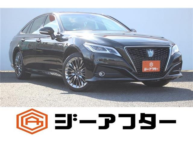 クラウン(トヨタ) ハイブリッド 2.5 G エグゼクティブ Four 4WD　禁煙車 純正9.2インチナビ フルセグT 中古車画像