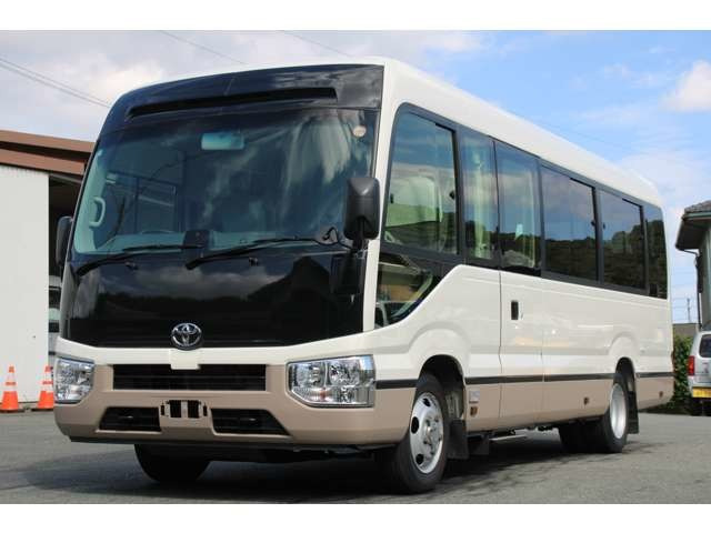 コースター(トヨタ) マイクロバス GX ターボ ロング 28人乗 自動ドア 中古車画像