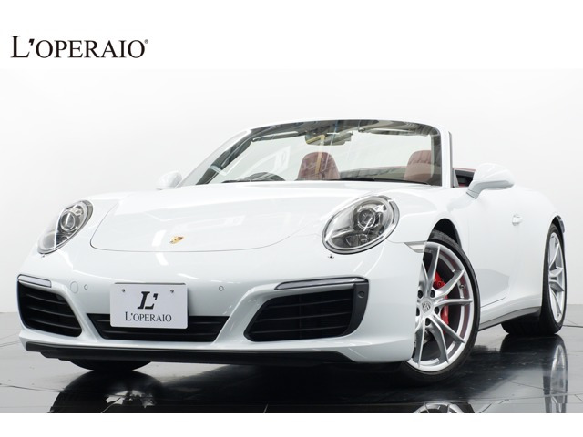 911カブリオレ(ポルシェ) カレラS PDK　赤革 赤幌 スポーツクロノ 純正20インチAW 中古車画像