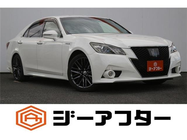 クラウンアスリート(トヨタ) ハイブリッド 2.5 S ブラックスタイル　禁煙車 純正8インチナビ バックカメラ 中古車画像