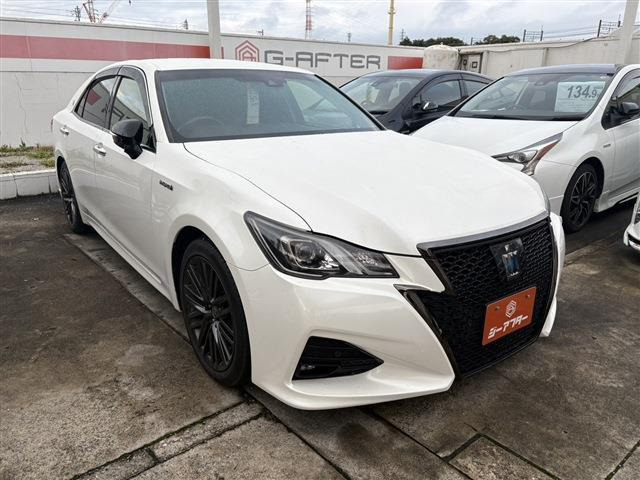 クラウンアスリート(トヨタ) ハイブリッド 2.5 S Jフロンティア リミテッド　禁煙車 純正8インチナビ フルセグTV 中古車画像
