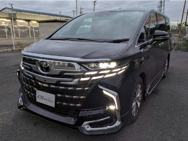アルファード(トヨタ) ハイブリッド 2.5 Z E-Four 4WD　カスタムフルエアロ ムーンルーフ 黒革 中古車画像